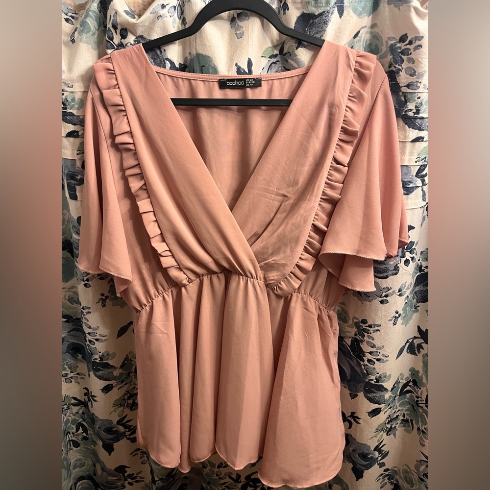 Plus size BooHoo blouse